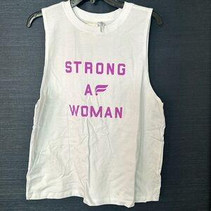 Fabletic “Strong AF Woman” Muscle Tank